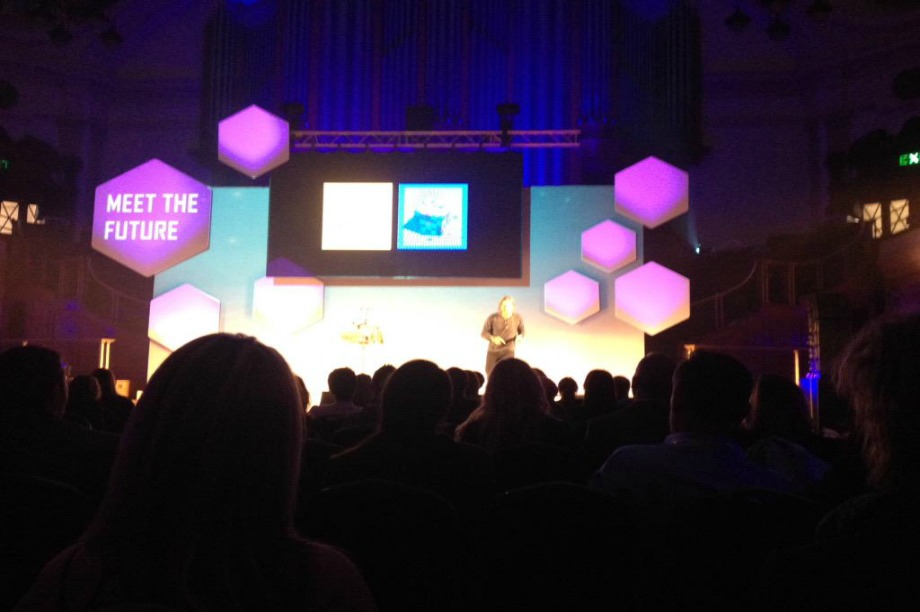 Dr. Beau Lotto delivered his keynote speech at Meet The Future today (9 June)