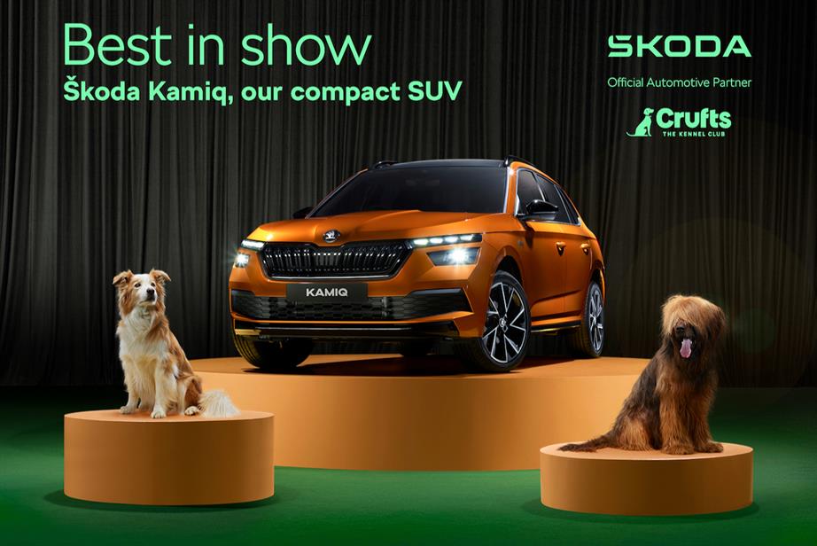 Skoda's "Best in show" ad, with the Kamiq winning first place at a dog show