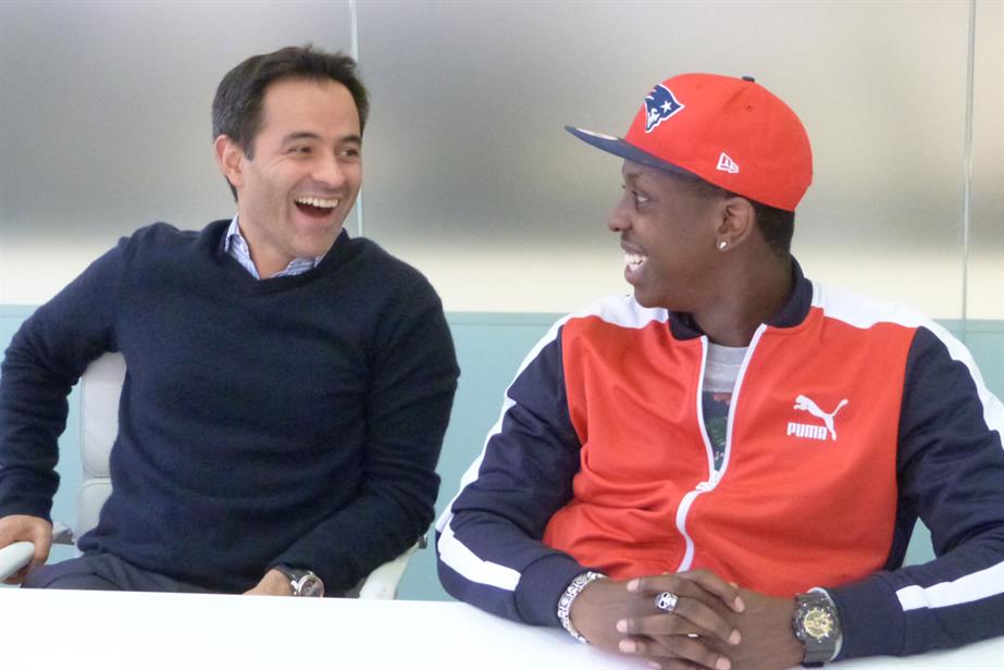 Teaming up: Marc Boyan of Miroma Ventures, left and Jamal Edwards of SB.TV