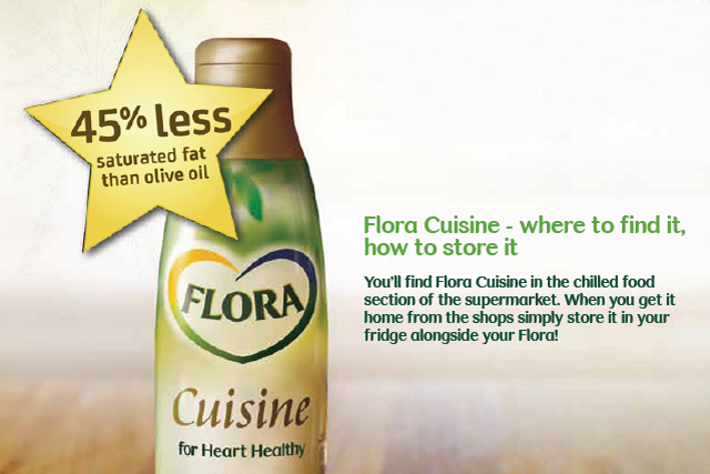 Flora Cuisine: publishes cooking guide on Facebook