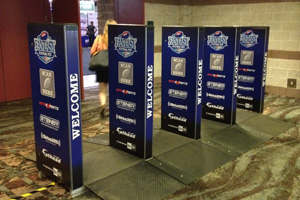 RFID access portals at Fantasy Football Fest in the US