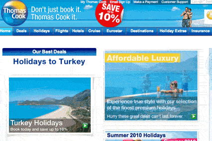 Thomas Cook: has a weekly email campaign but researchers never received the emails