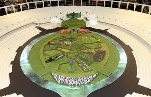 British countryside scenes will open the ceremony