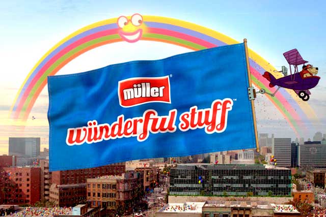 Müller: ads will star Yogi Bear, the Mr Men characters, and Muttley