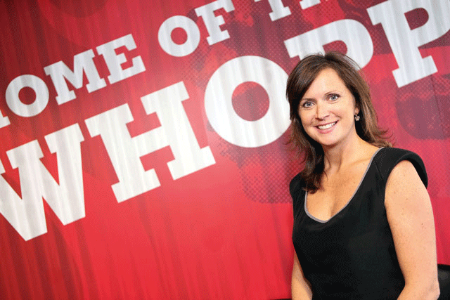 Sarah Power, UK and Ireland marketing director at Burger King