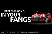 Mini: launches vampire-themed ads