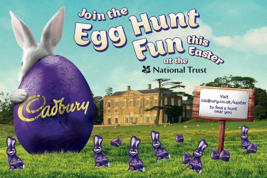 The egg hunts will take place across the UK over Easter