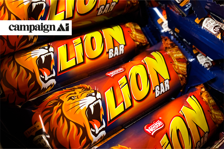 Nestlé Lion bars in a row