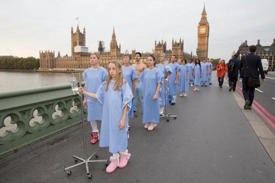 The 'patients' visited key London locations 