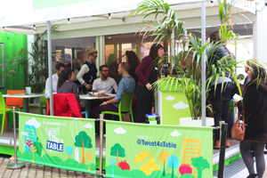 Guests at The Co-operative Food's pop-up at Observation Point