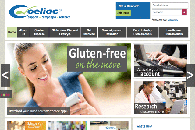 Coeliac UK: aims to boost awareness of the autoimmune disease