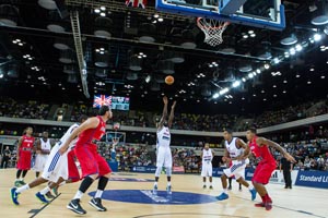 The GB Basketball team battle it out at latest Copper Box event