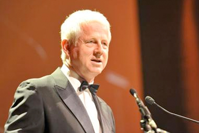 Richard Curtis: picks up The Marketing Society Outstanding Leadership award