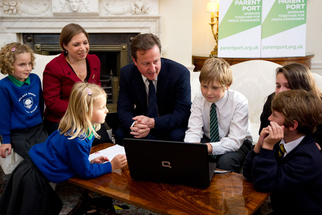 Cameron: concerned by the 'sexualisation' of childhood