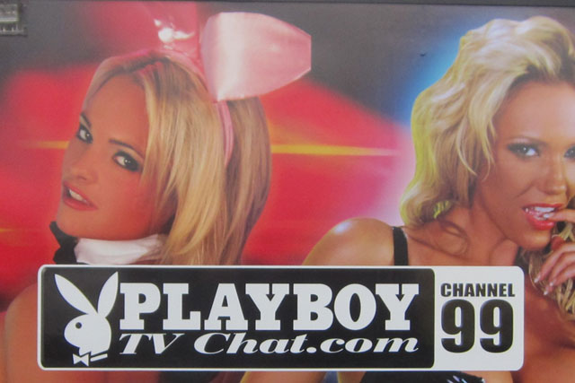 Detail from the ad on the lorry's side