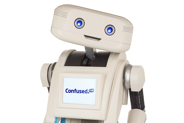 Confused.com: new robot brand character called Brian
