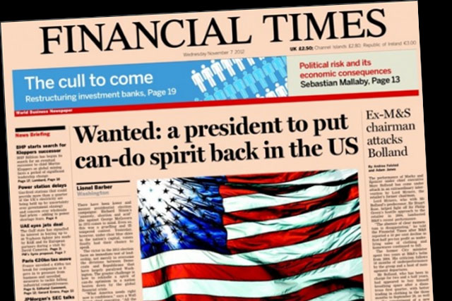 Financial Times: Pearson denies report that newspaper is up for sale
