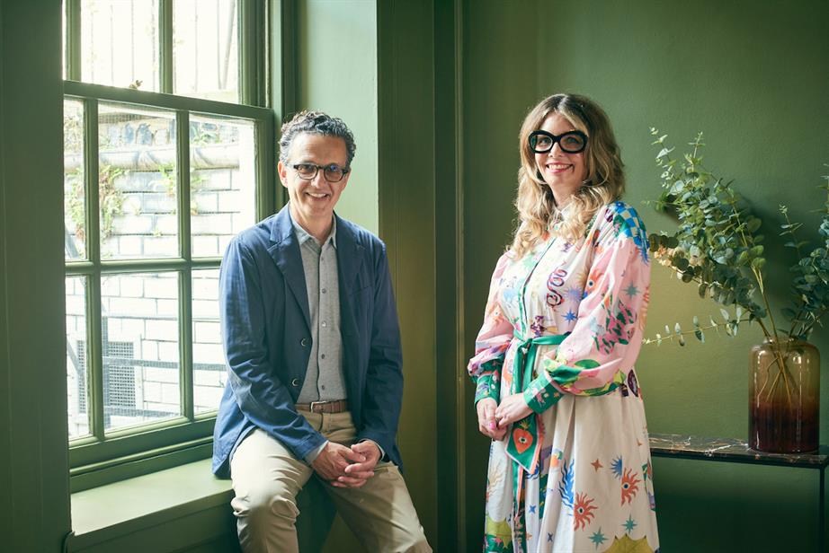 David Abraham (left) and Caroline Parkes