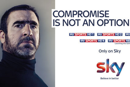 Eric Cantona: promotes Sky Sports