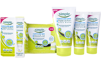 Simple Spotless Skin range