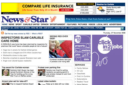 Jobs threat: CN Group, owner of the News & Star in Carlisle, is looking to cut costs across its publishing, print and radio divisions 