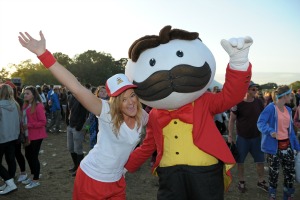 The event featured mascot Julius Pringles