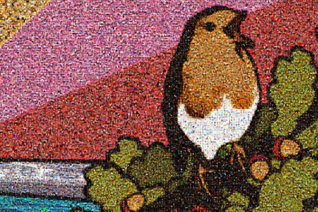 Tourism Ireland: creates mural from Facebook images