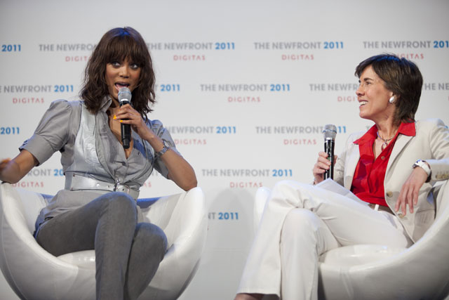 Tyra Banks speaks at The NewFront 2011
