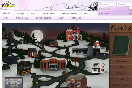 Stardoll: introduces Mortal Kiss activity