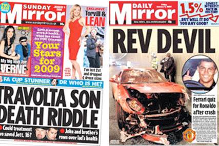 Trinity Mirror: national papers showing improving ad spend figures 