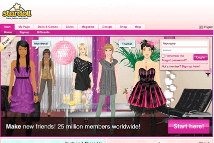 Stardoll: merging with Piczo to create Stardoll Network