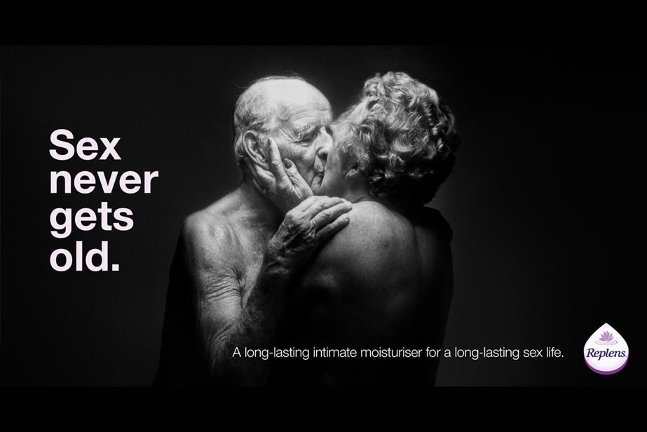 Replens MD: campaign depicted intimate moments between older people