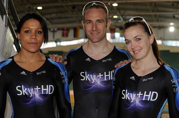 Sky+HD track cycling team 