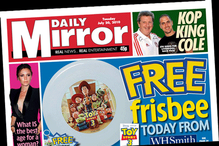 Daily Mirror: Toy Story 3 promotion