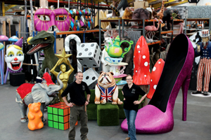 Matthew East and Rosie Ellis of Event Prop Hire