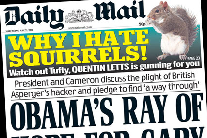 Daily: continues squirrel baiting campaign