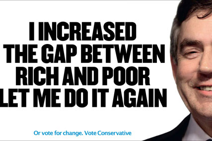 Brown bashing: PM's record attacked in latest Tory posters