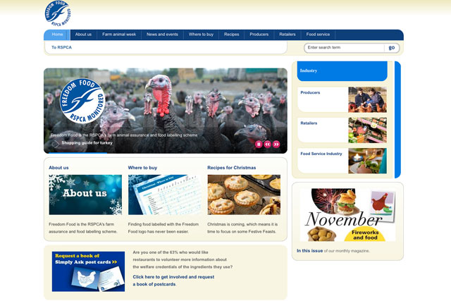 Freedom Food: brief relates to the RSPCA’s farm assurance and food-labelling scheme