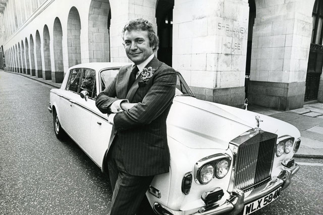 Peter Marsh was synonymous with his white Rolls-Royce