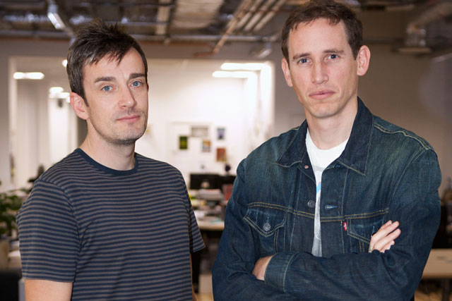 Drew Burdon and Dom Boyd: promoted to planning partners at DDB