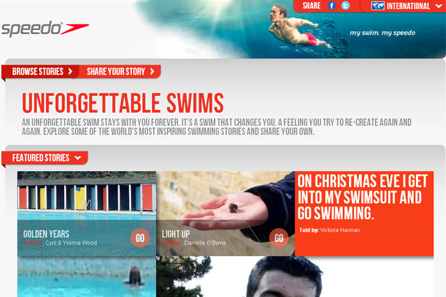 Speedo: goes digital with Unforgettable Swims campaign