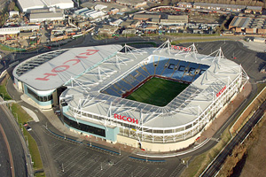 Ricoh Arena to replace Villa Park as London 2012 football venue