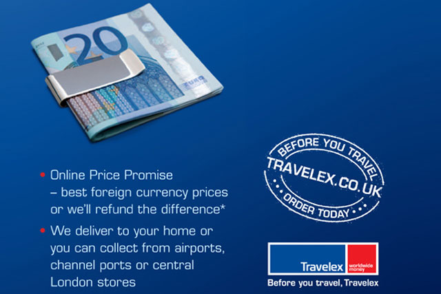 Travelex: ad campaign urges travellers to order money online  