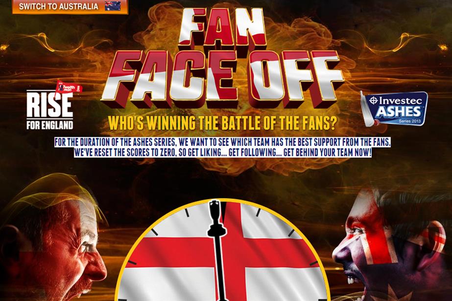 Fan Face Off: compares Ashes fans' online activity