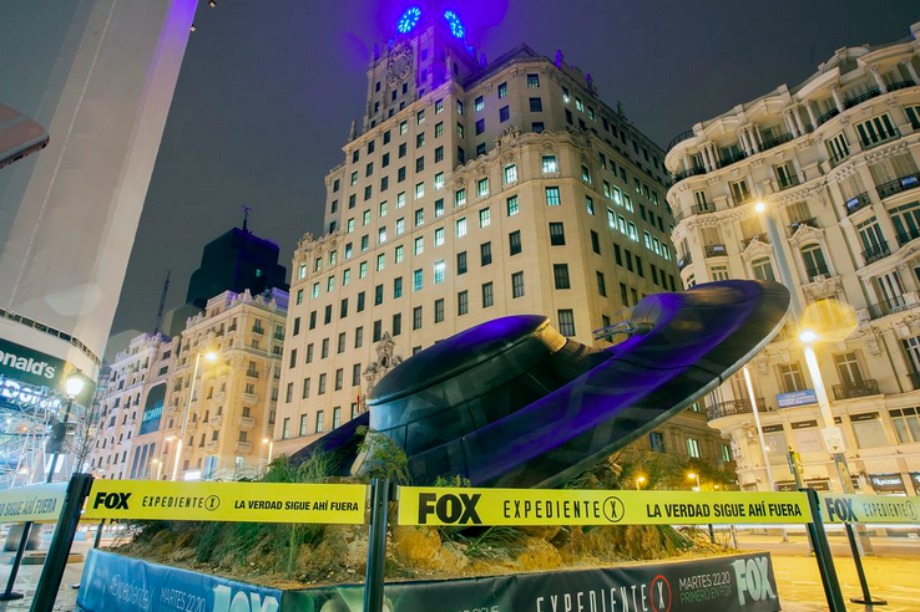 The UFO is located in Madrid, Spain (@foxtves)