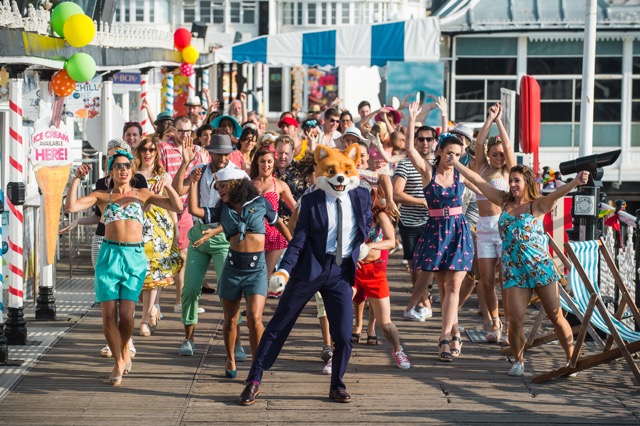 Foxy Bingo: the latest TV ad features Foxy and his friends dancing on Brighton Pier