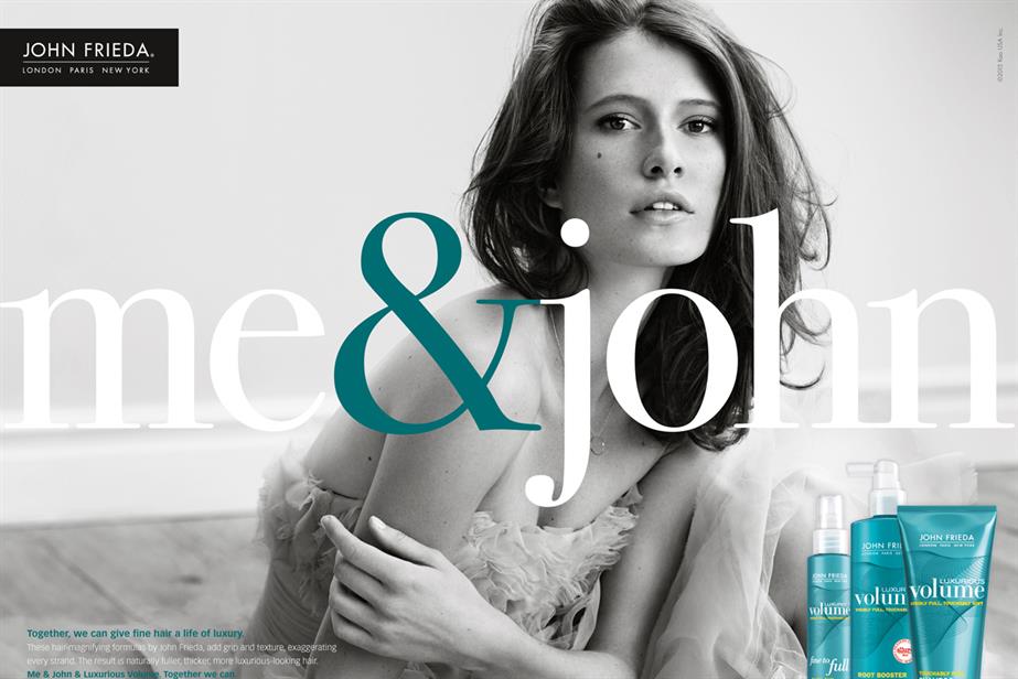 John Frieda: runs Me & John campaign