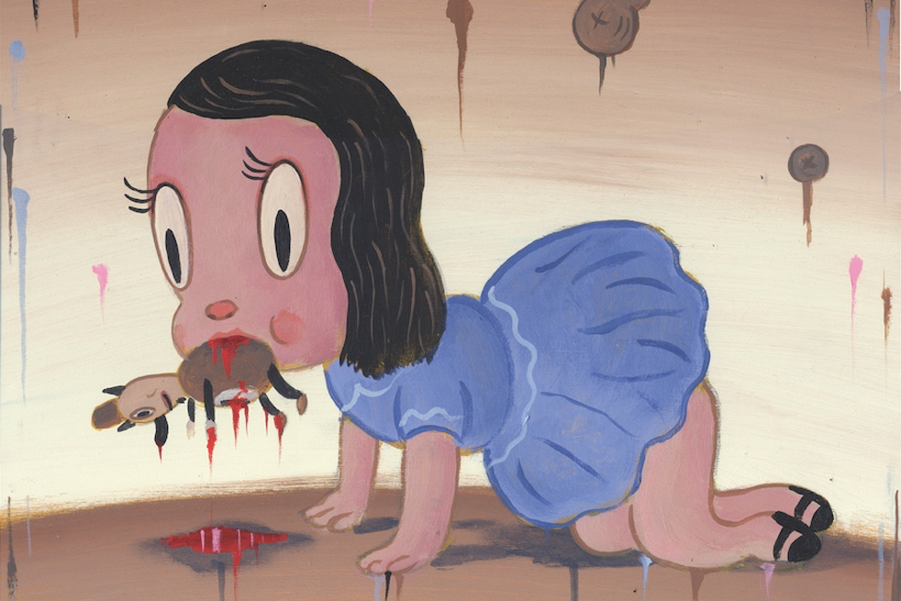 When you have to eat a turd don't nibble: Gary Baseman, "I Could Just Eat You Up #2", 2005