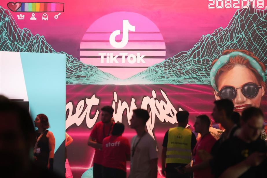 Photo of TikTok's installation from Gamescom 2022 