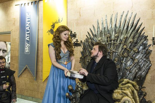 Around 70 Game of Thrones artifacts were available to view